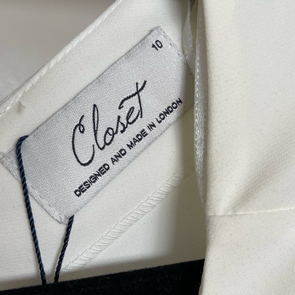 Closet London 2 in 1 jacquard metallic pink dress - Picture 3 of 4